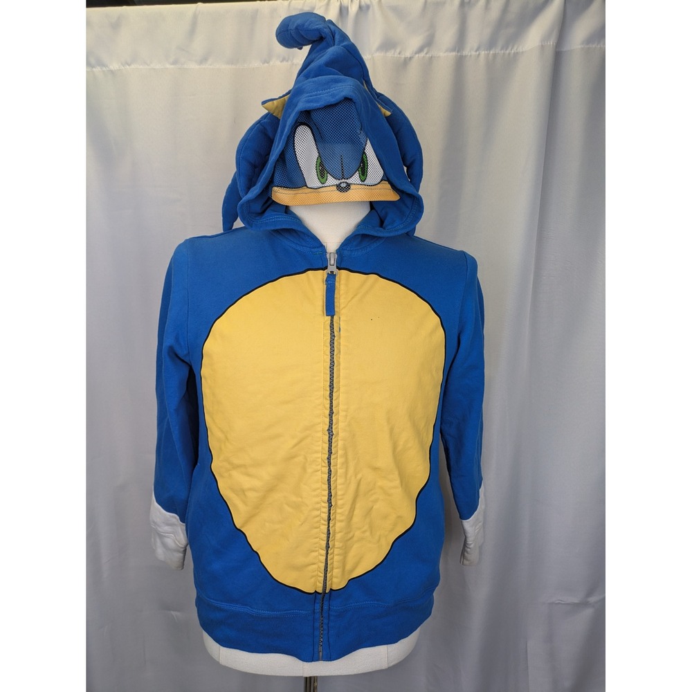 Sonic The Hedgehog Hoodie Costume Kids Medium SEGA Character Halloween Videogame